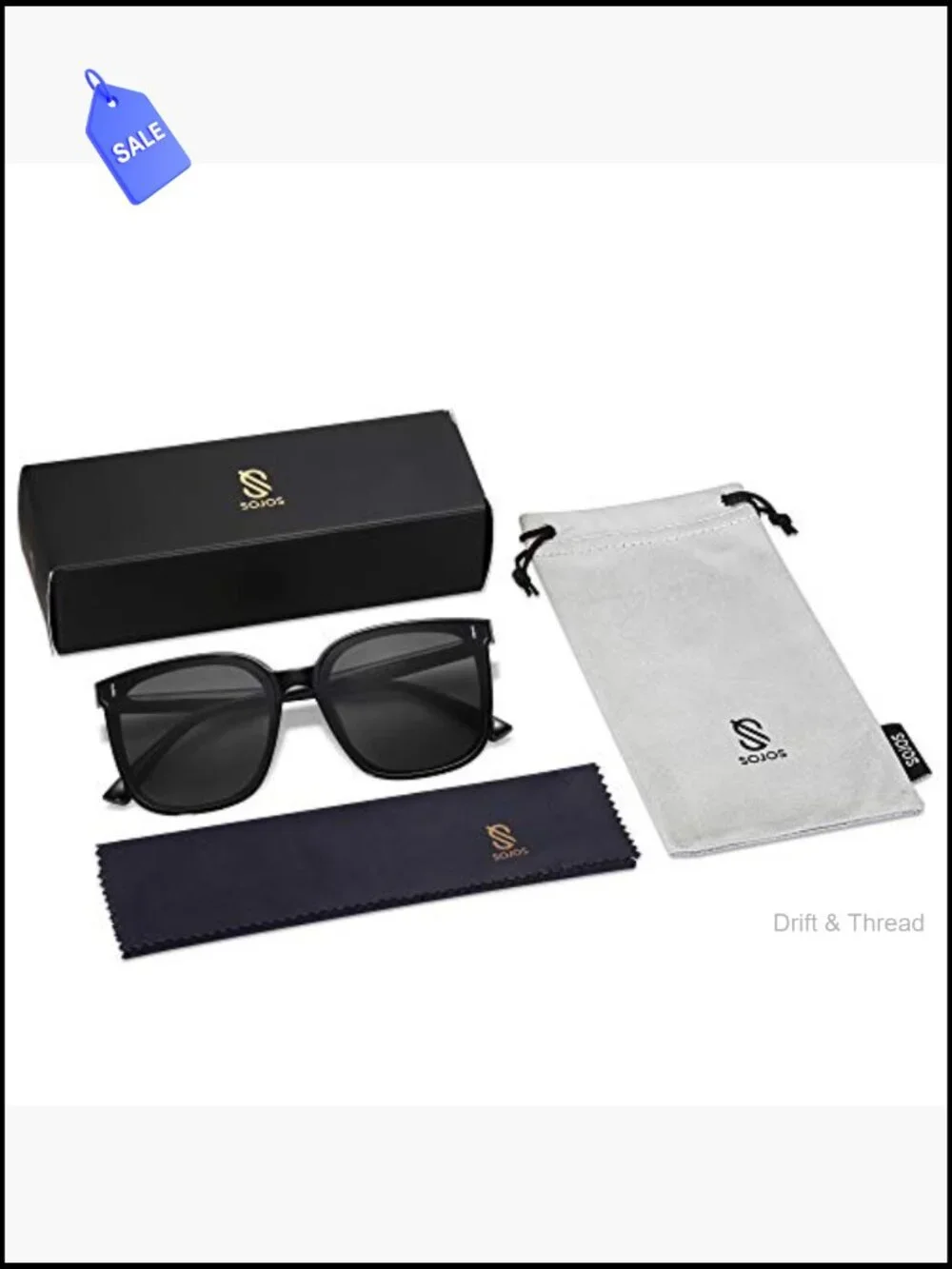 Vintage Style Sunglasses UV400 Protection Lightweight Polycarbonate